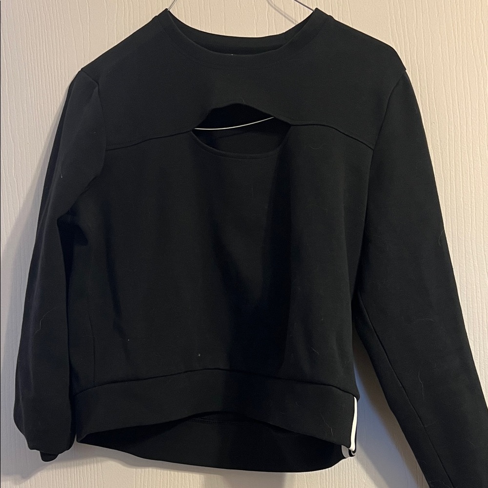 Adidas Black Cutout Women's Top